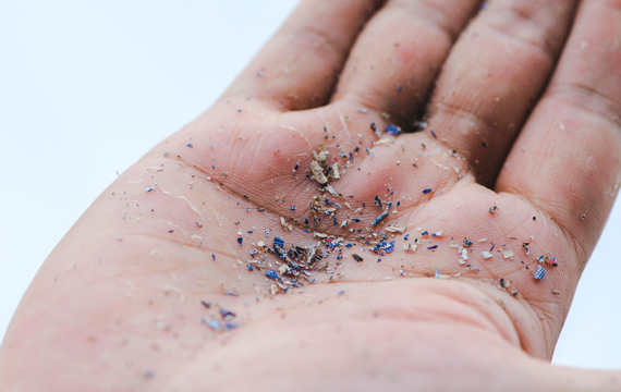 Microplastics testing infographics