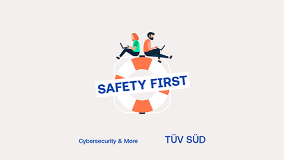 Teaser for the Safety First Podcast bei TÜV SÜD